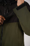 PARBAT - Fleece Jacket | -5 to -10 Degree | BLACK & OLIVE GREEN