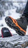 10-Teeth Anti-Slip Ice Crampons with DCG Storage Pouch