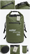 50L Waterproof Dry Bag Backpack – Heavy-Duty