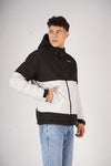 PARBAT - Fleece Jacket | -5 to -10 Degree | BLACK & OFF WHITE