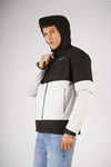 PARBAT - Fleece Jacket | -5 to -10 Degree | BLACK & OFF WHITE