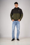 PARBAT - Fleece Jacket | -5 to -10 Degree | BLACK & OLIVE GREEN