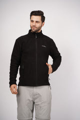 Parbat Full Zip Winter Warm Fleece Jacket +10 to 0 Degree - Black