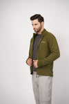 Parbat Full Zip Winter Warm Fleece Jacket +10 to 0 Degree - Olive Green