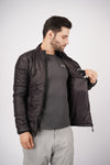 Windproof Unisex Winter Parbat Puffer Jacket - Black
