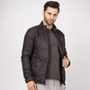 Windproof Unisex Winter Parbat Puffer Jacket - Black