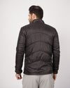 Windproof Unisex Winter Parbat Puffer Jacket - Black