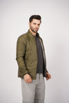 Windproof Unisex Winter Parbat Puffer Jacket - Olive Green