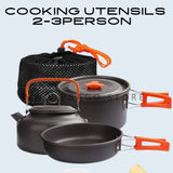 Camping Cooking Utensils - 2-3 Person