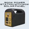 300W Portable Power Station With 40W Solar Panel Ps24