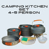 Complete Camping Kitchen Set for 4-5 Person