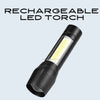 USB Rechargeable LED Torch DC12