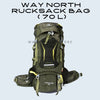 Way North Trekking Rucksack Bag 70 Ltr (With Rain Cover)