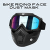 Bike Riding Goggles Glasses Face Dust Mask