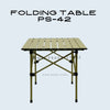 Portable Folding Ultralight Roll Up Mini Aluminum Camp Picnic Table PS-42