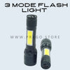 USB Rechargeable LED Torch MINI Portable 3 Mode Flash Light PS236
