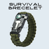 Fire Starter Compass Whistle Survival Multifunction Paracord Knife PS105