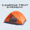 Dome Tent 6 men Double layer
