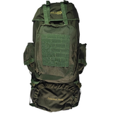 PRAGO - Rucksack Bag with Detachable Day Pack with Rain Cover (70+15L) – Green