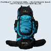 PARBAT - NOMAD 65L - Rucksack Bag (With rain cover) BLUE