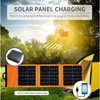Portable solar panel 3 fold 30W fast charging PS123