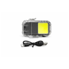 Flashlight small with Automatic spring cap