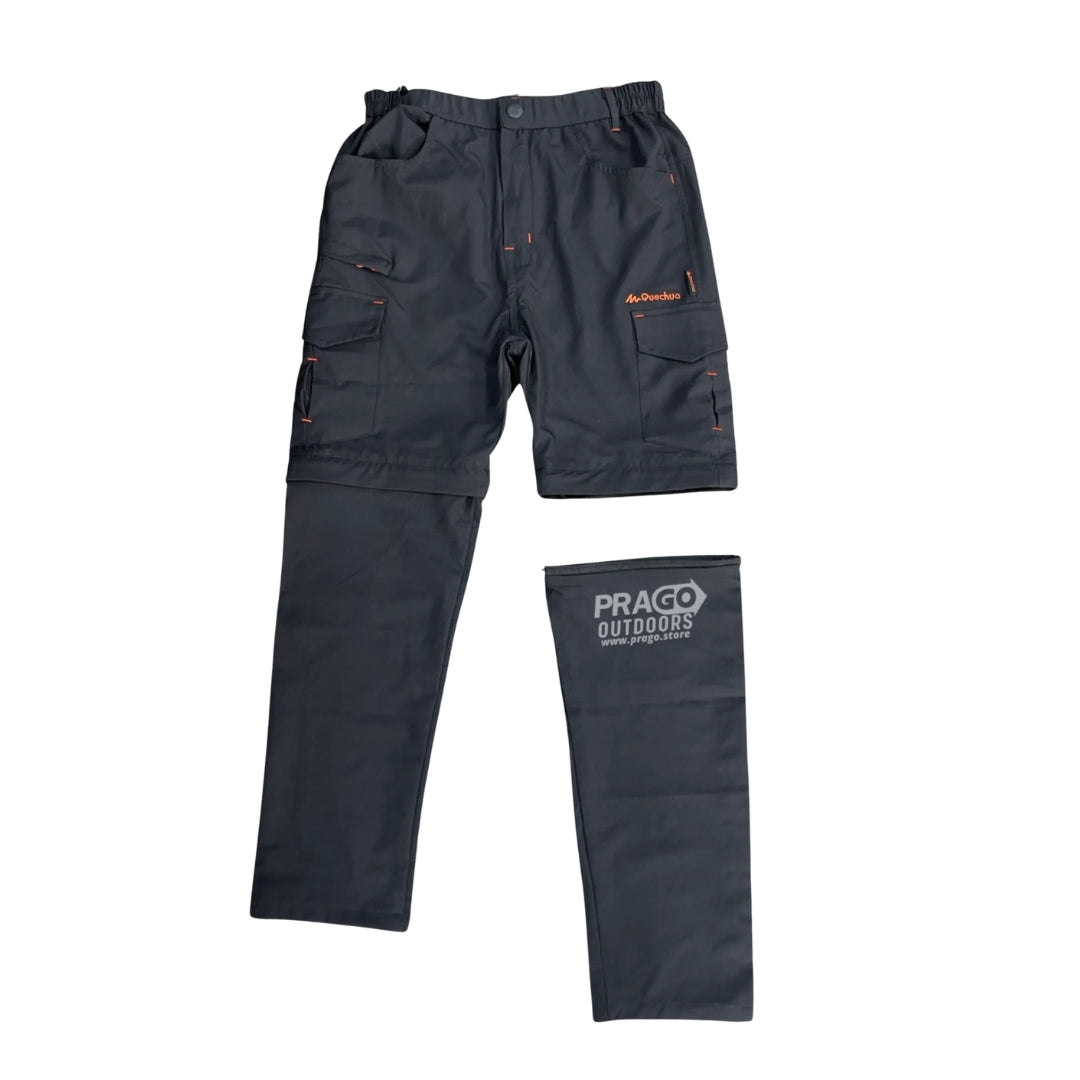 Men's Warm Pants - SH 100 Grey - [EN] graphite grey - Quechua - Decathlon