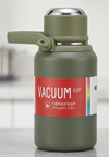 900ml Heavy-Duty Vacuum Flask with Serving Cup &amp; Travel Strap
