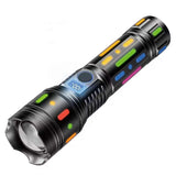 Aluminum alloy LED Flashlights USB Rechargeable High Power Tactical Trekking Torch ps-245