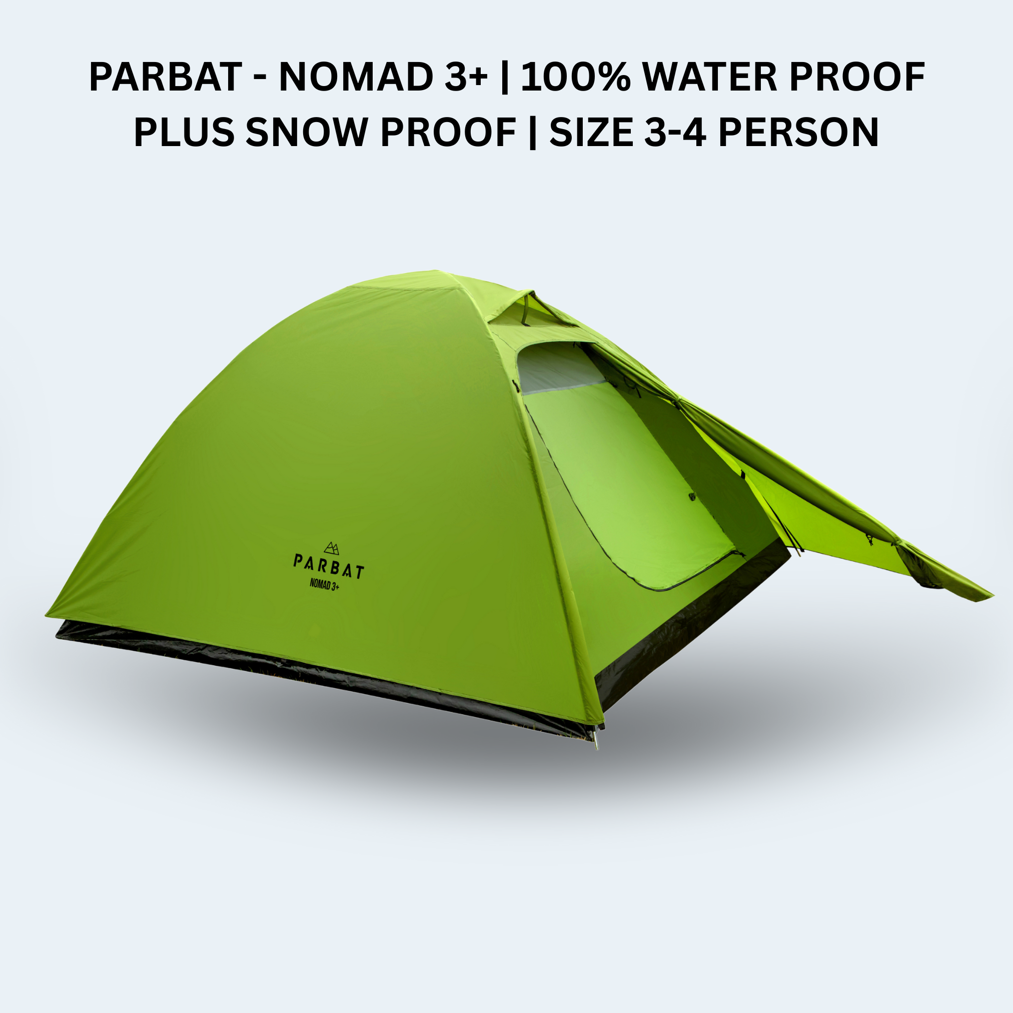 nomad 3 tent PARBAT - NOMAD 3+ | 100% WATER PROOF PLUS SNOW PROOF