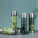 Vacuum Water Bottle With Cup 680 ML