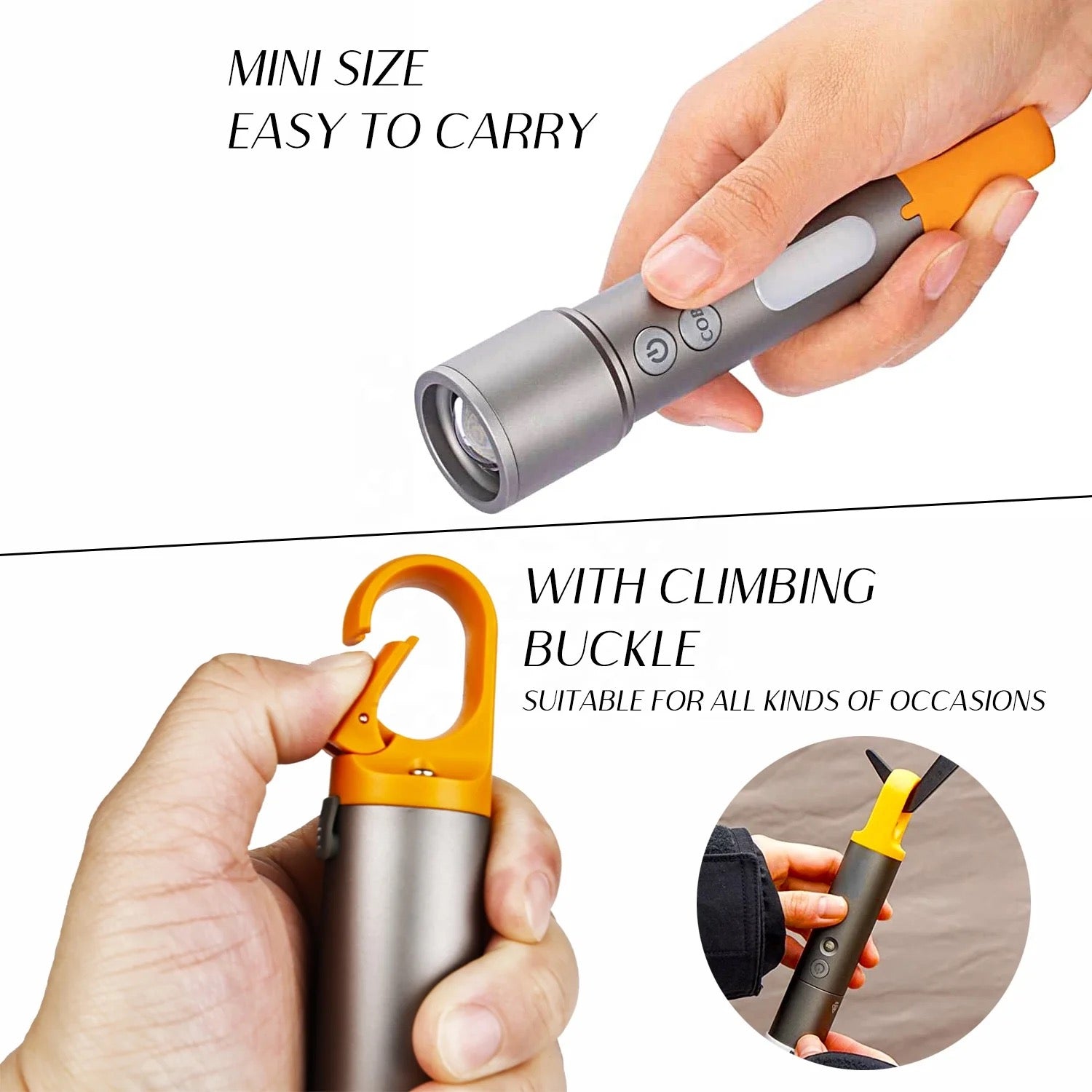 Multi Purpose USB Rechargeable metal LED Torch (All in One)– Prago Outdoors