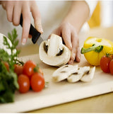 Wood Cutting Board with Knife & scissor Set for camping