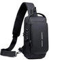 Sling Bag for Men & Women,Anti-Theft Chest Bag with USB Charging Port, waterproof