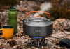 1.8L Camping Kettle – Lightweight Aluminium Portable Outdoor Tea &amp; Water Boiler with Heat-Resistant Handle