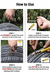 Tubeless Tyre Puncture Kit With 5 Repair Strips PS31X