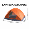 Dome Tent 6 men Double layer