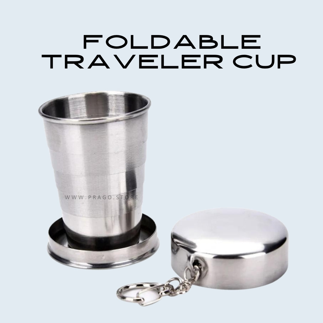 Small Foldable Traveler Cup Stainless steel– Prago Outdoors