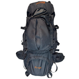 K2 Trekking Rucksack Bag 50L (With rain cover) BLACK