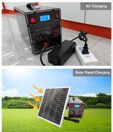 500W Portable Solar Energy Storage Power Station With Solar Panel Ps28