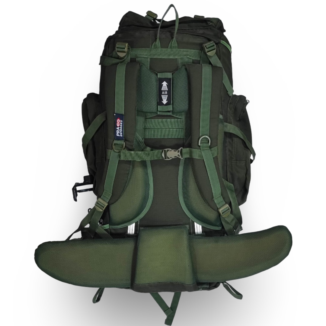 PRAGO - Rucksack Bag (120L) with Detachable Day Pack (95+25L) – Solid ...