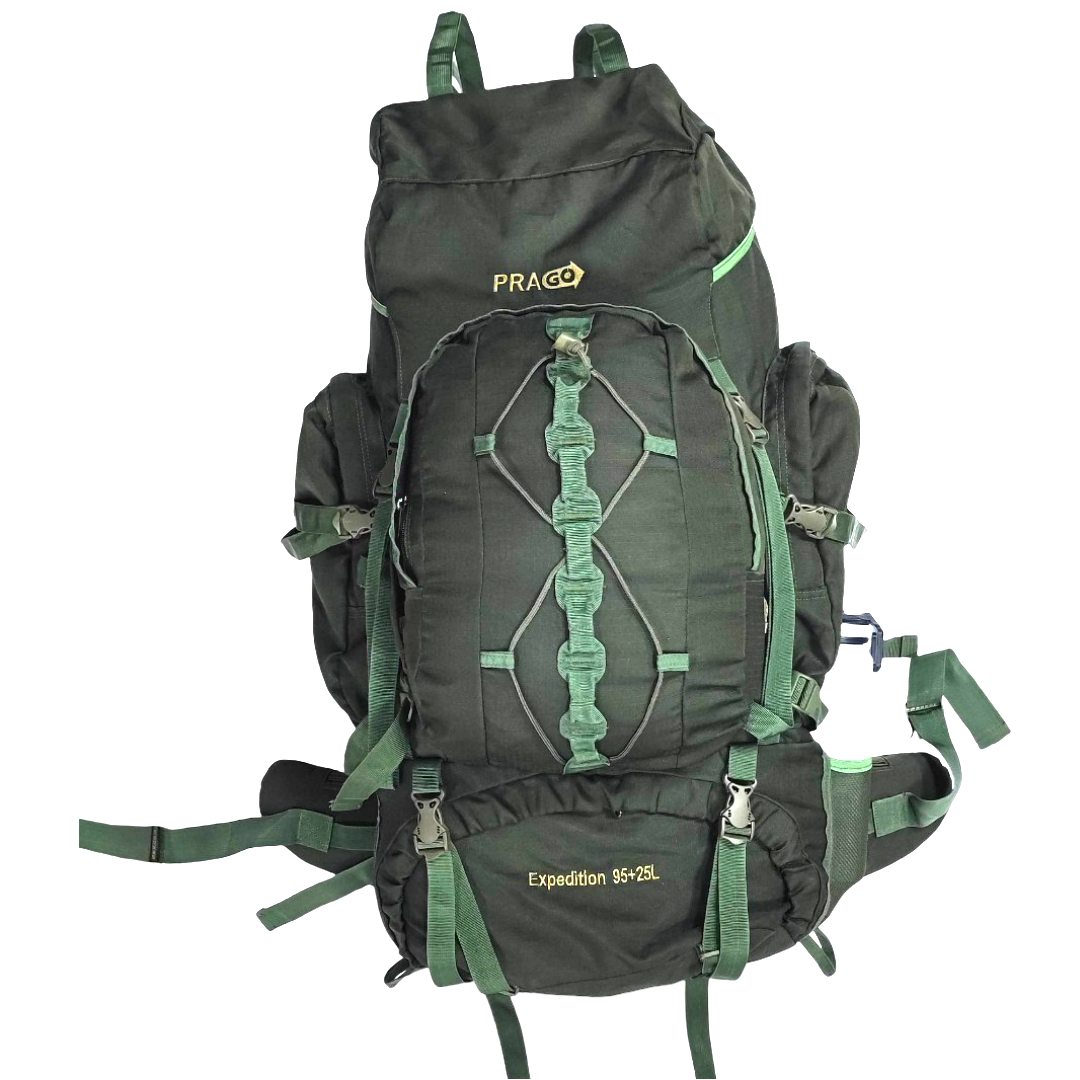 PRAGO - Rucksack Bag (120L) with Detachable Day Pack (95+25L) – Solid ...