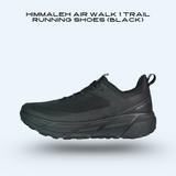 HIMMALEH AIR WALK 1 TRAIL RUNNING SHOES (BLACK)