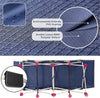 Folding Camping Cot with Storage Bag for Adults Metal Single Bed, 190 cm x 70 cm (6.23 ft x 2.3 ft)