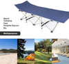 Folding Camping Cot with Storage Bag for Adults Metal Single Bed, 190 cm x 70 cm (6.23 ft x 2.3 ft)